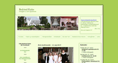 Desktop Screenshot of bedsted-kirke.dk